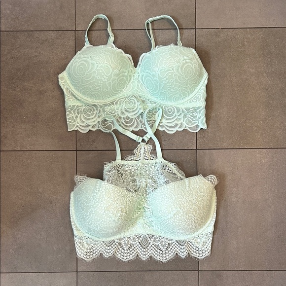 PINK Victoria's Secret Other - Pink Victoria’s Secret Bralettes
(Two Both Size Large)